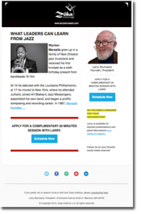 Newsletter from Larry Blumsack and The Zoka Institute